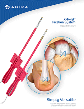X Twist Fixation System Brochure Cover