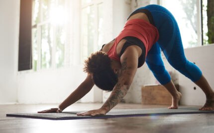 woman doing yoga for better joint health